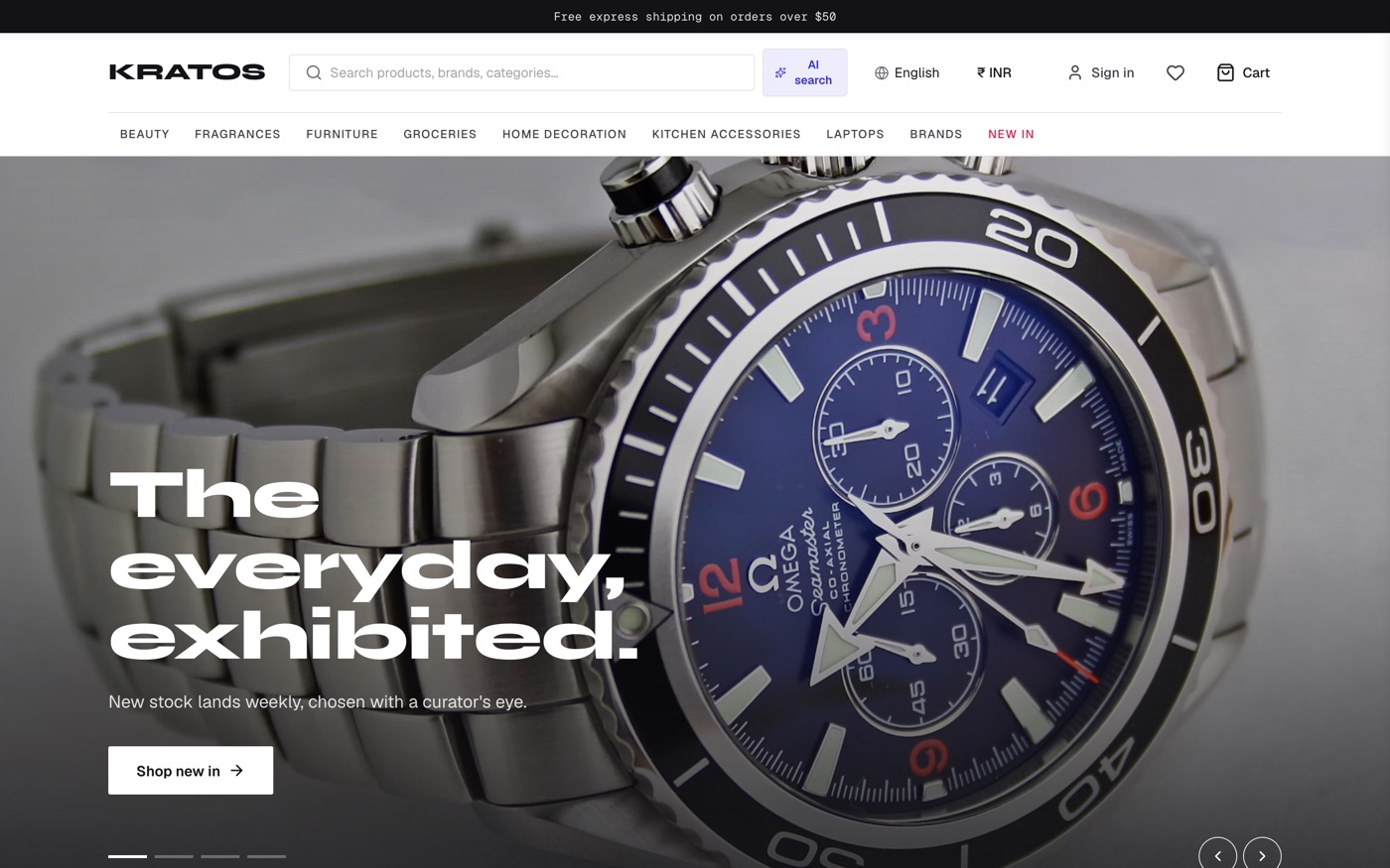 The Capsule Commerce storefront